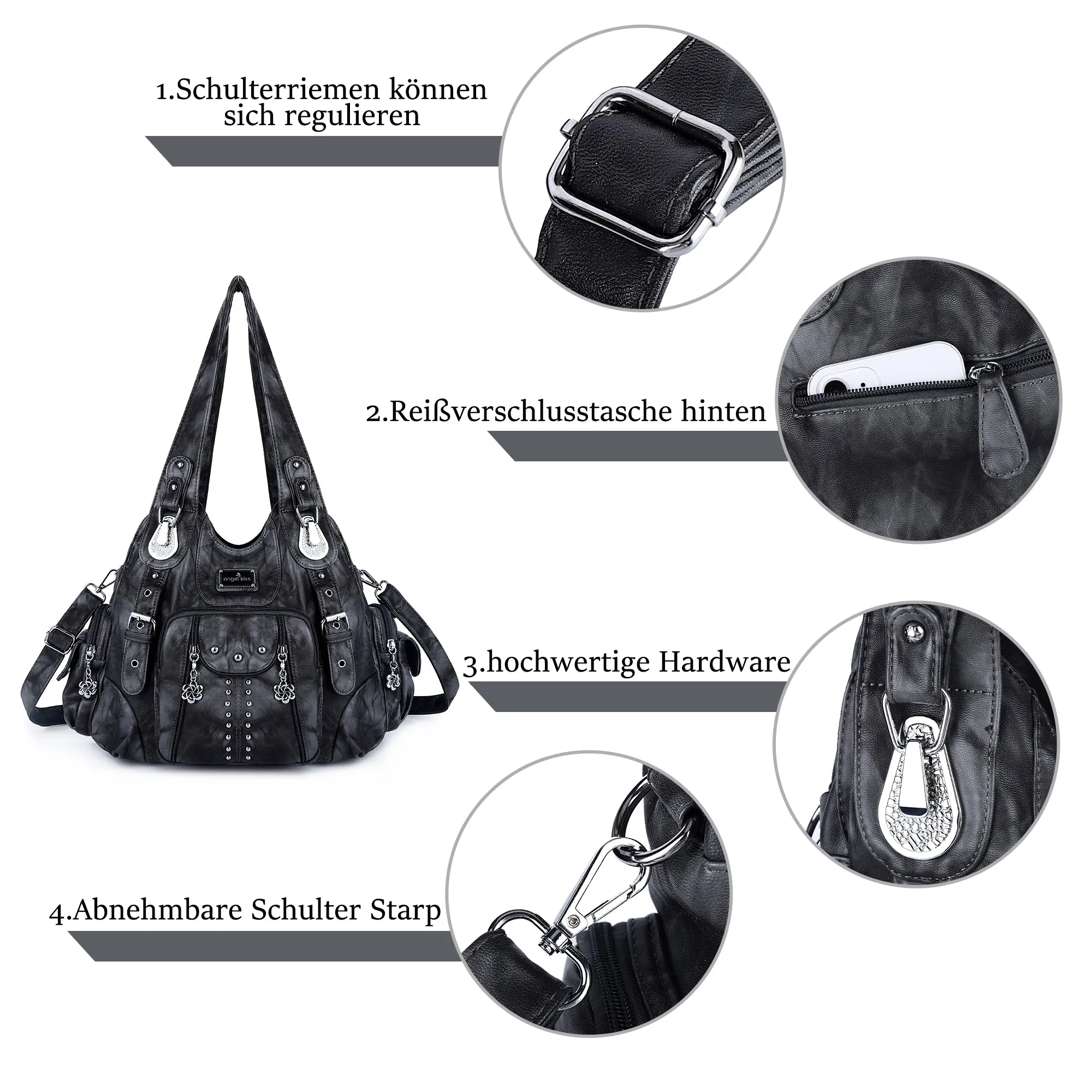 Roomy HOBO Women's Shoulder Bag