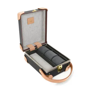 Safari · 3-Slot Watch Case | Brown/Natural