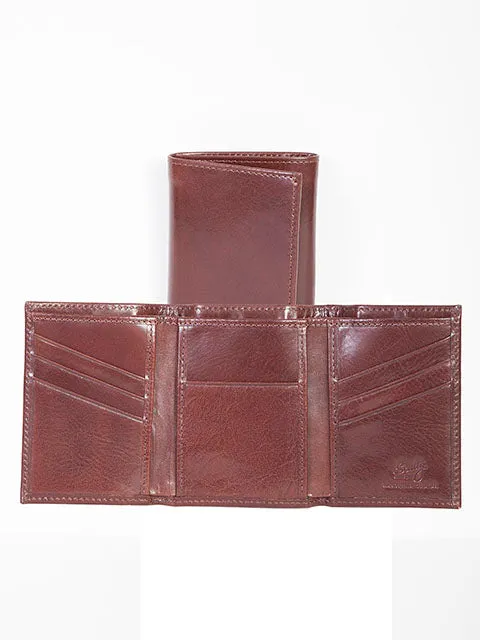 Scully Italian Leather Tri-Fold Wallet Assorted Colors
