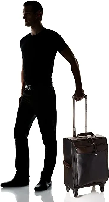 Scully Leather Wheeled Carry On Black