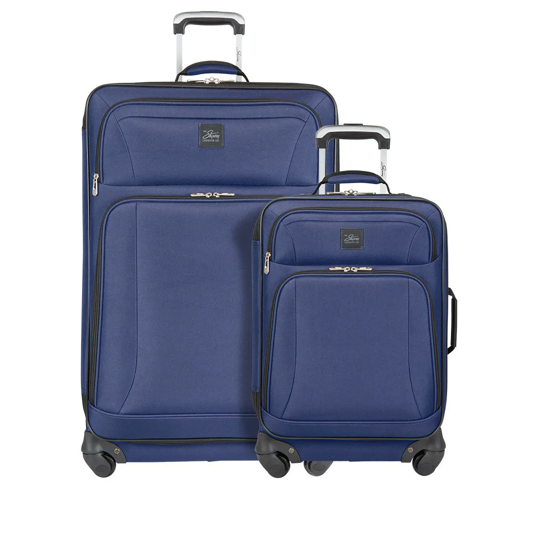 Skyway Epic Softside 4-Wheel 2 Piece Set (20"/28") Luggage Spinner Collection
