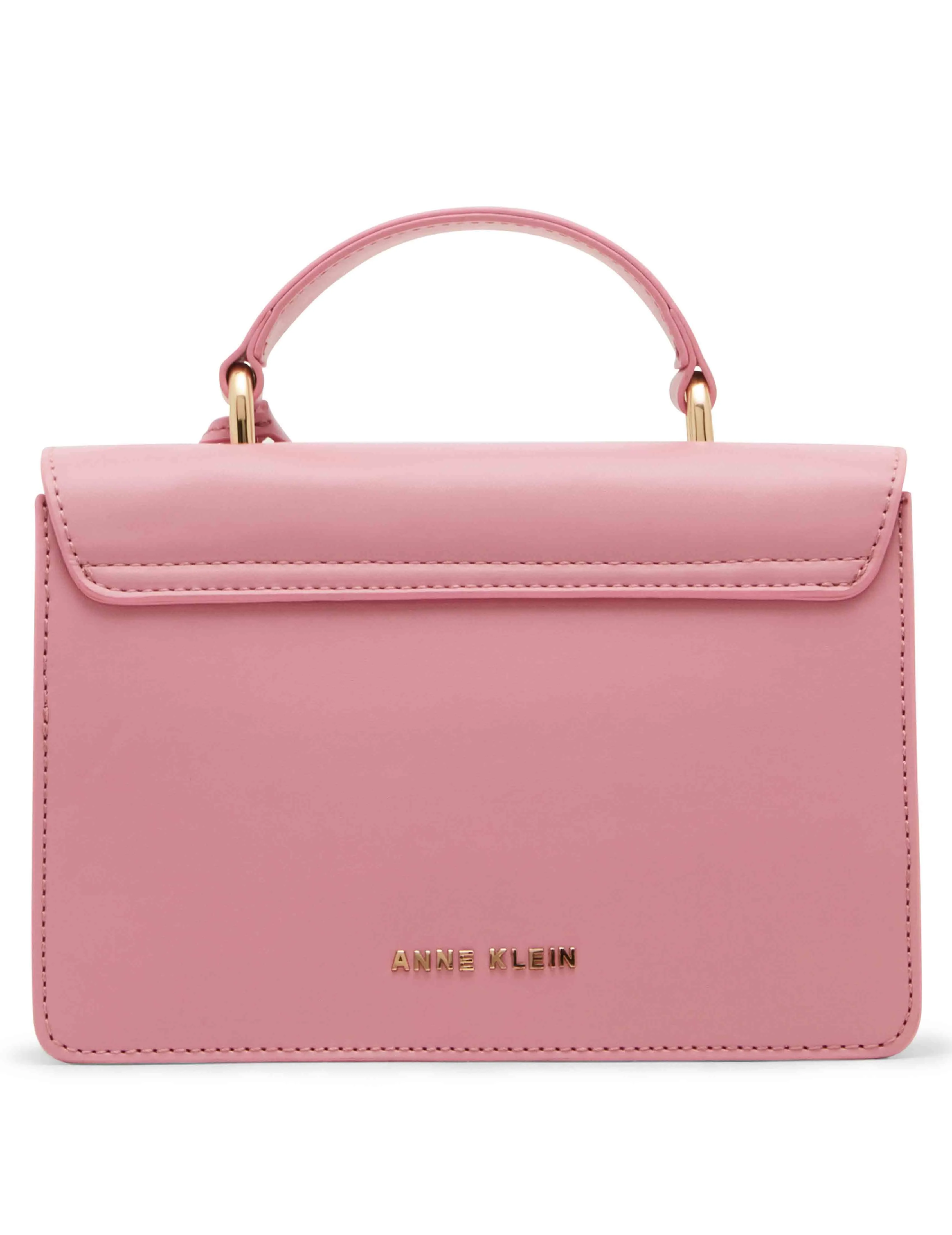 Small Top Handle With Mirror And Detachable Strap