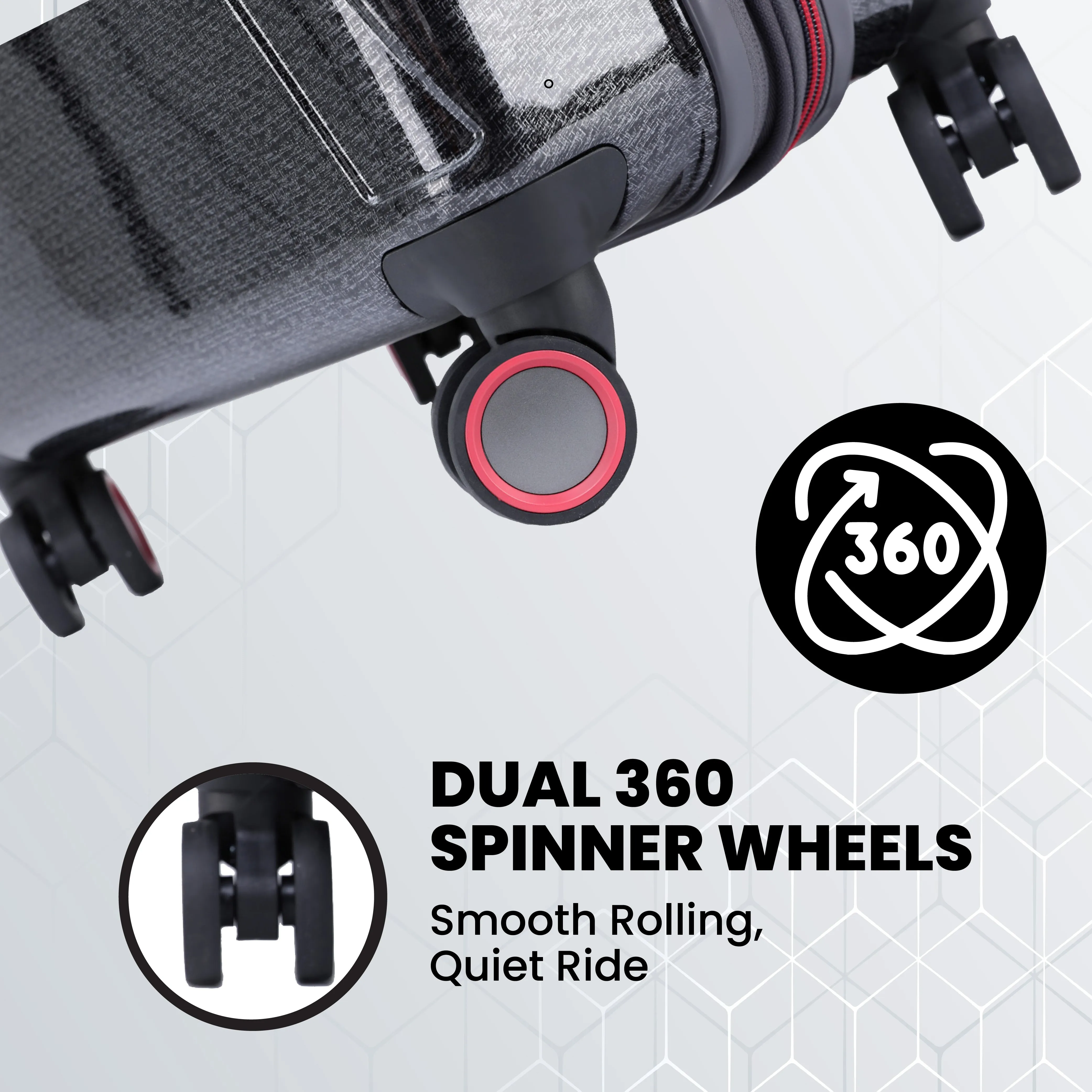 Spyder Traverse Expandable Hardside 3 Piece Spinner Set