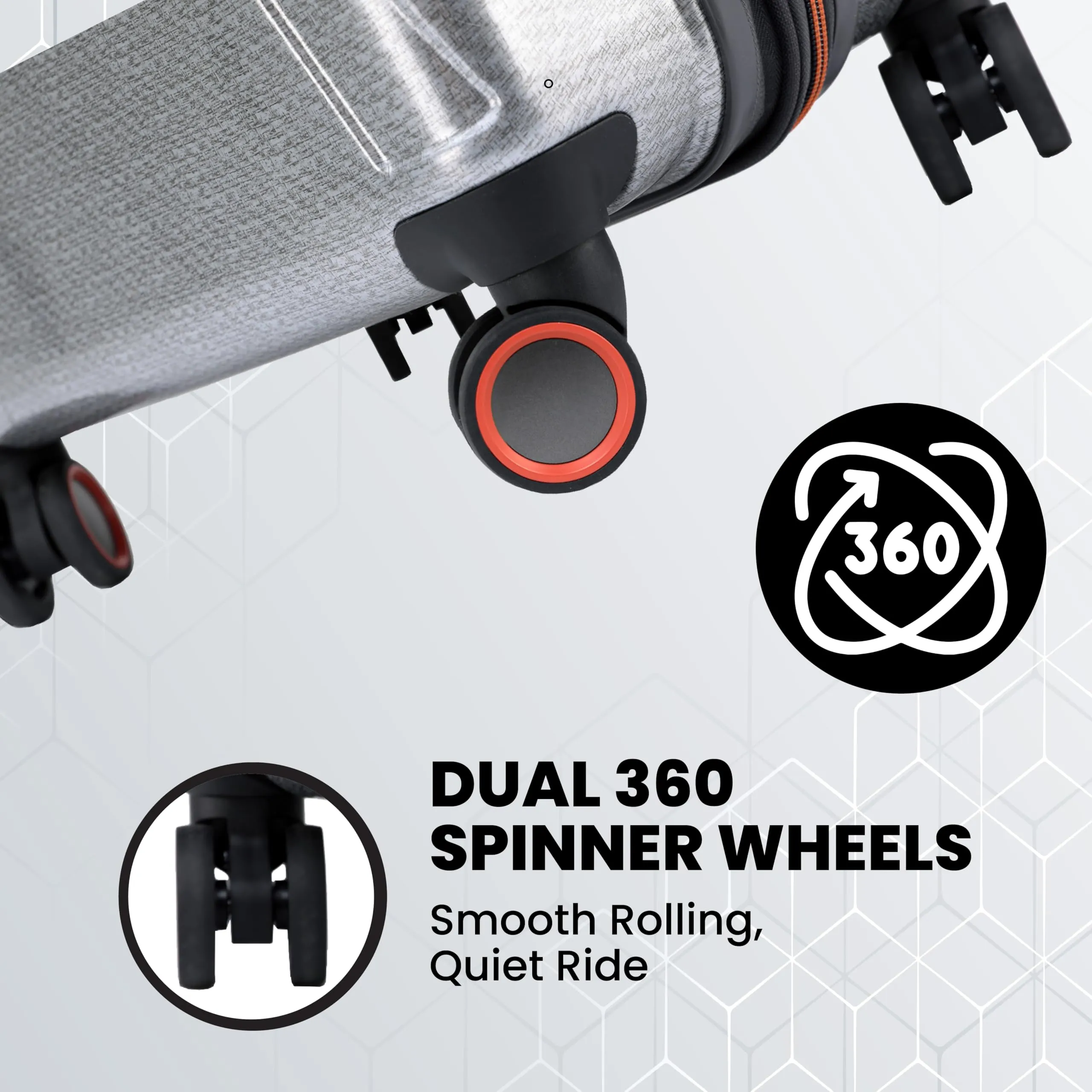 Spyder Traverse Expandable Hardside 3 Piece Spinner Set