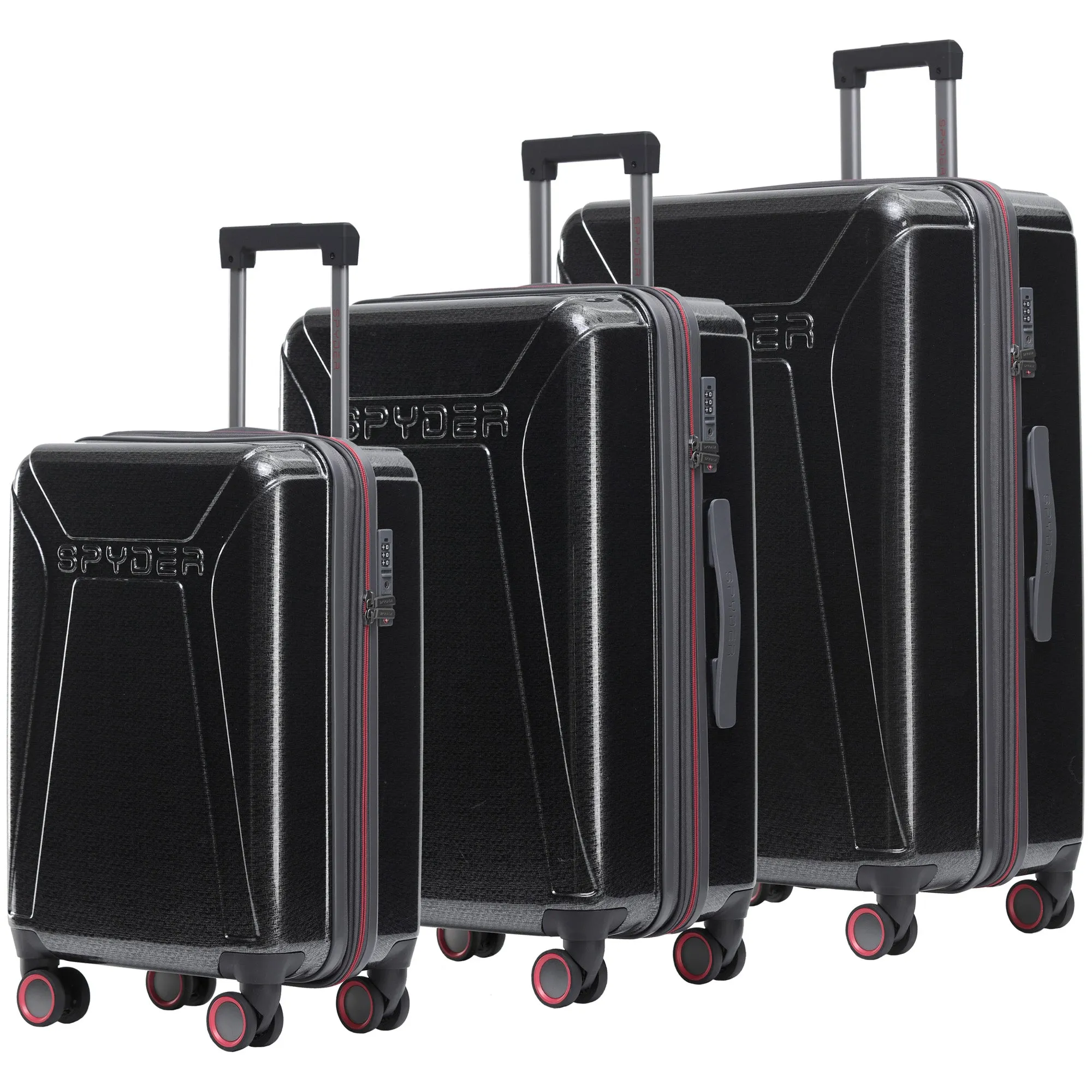 Spyder Traverse Expandable Hardside 3 Piece Spinner Set