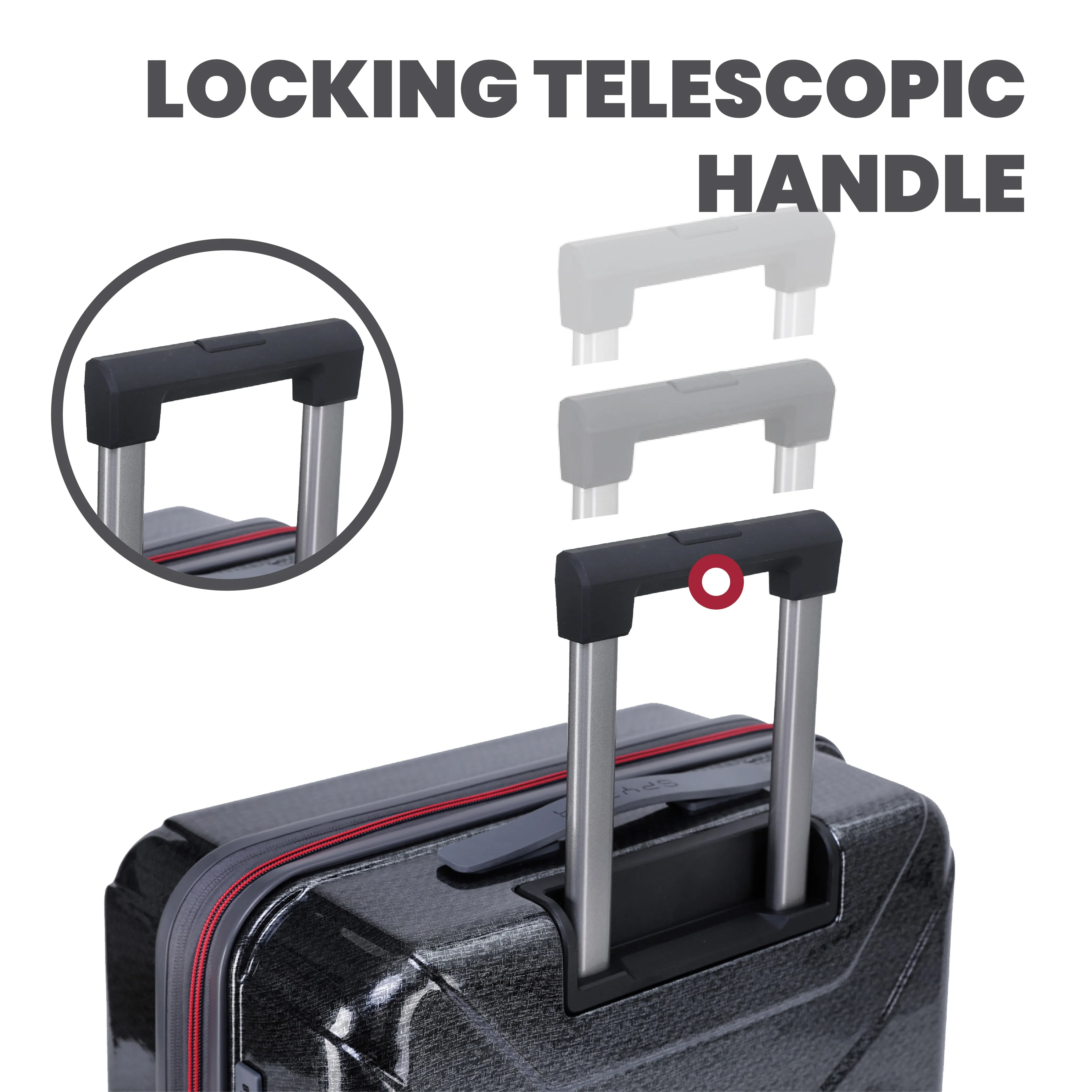 Spyder Traverse Expandable Hardside 3 Piece Spinner Set