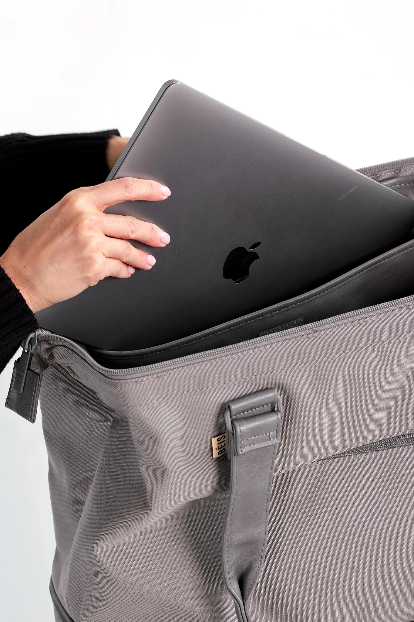The Convertible Mini Weekender in Grey
