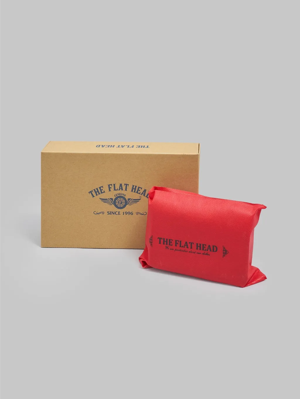 The Flat Head Handsewn Shinki Cordovan Mid-Length Wallet Camel