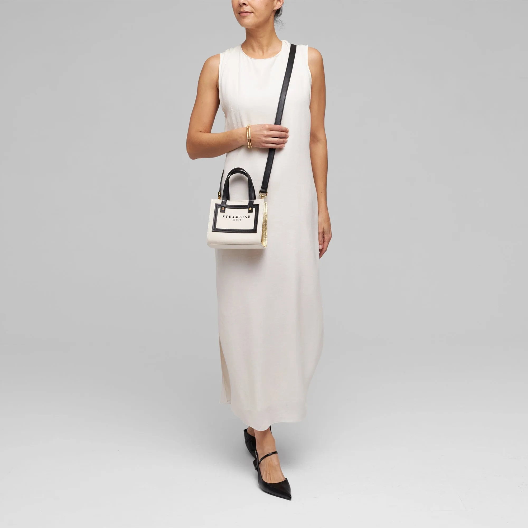 The Navigator - Black Micro Tote
