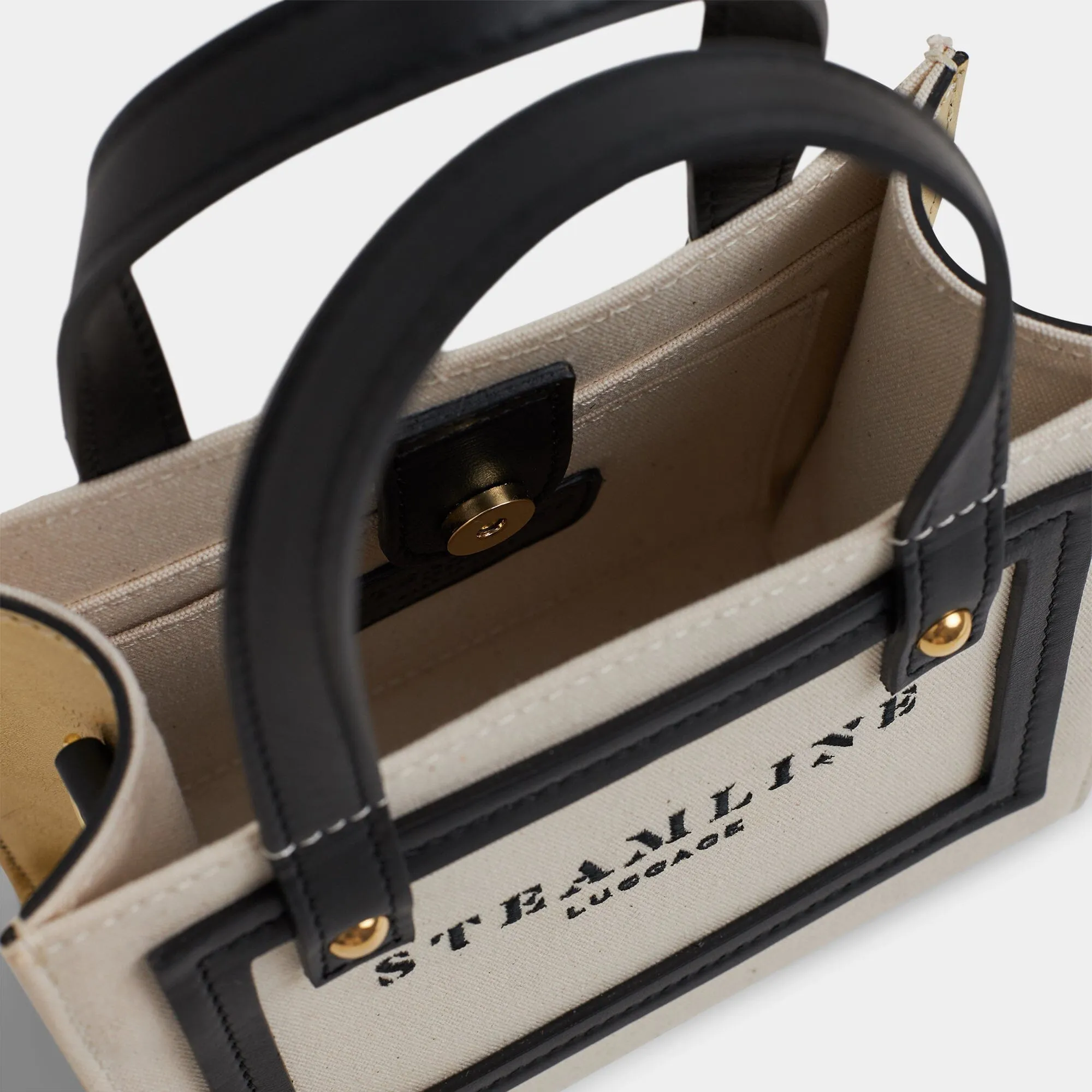The Navigator - Black Micro Tote