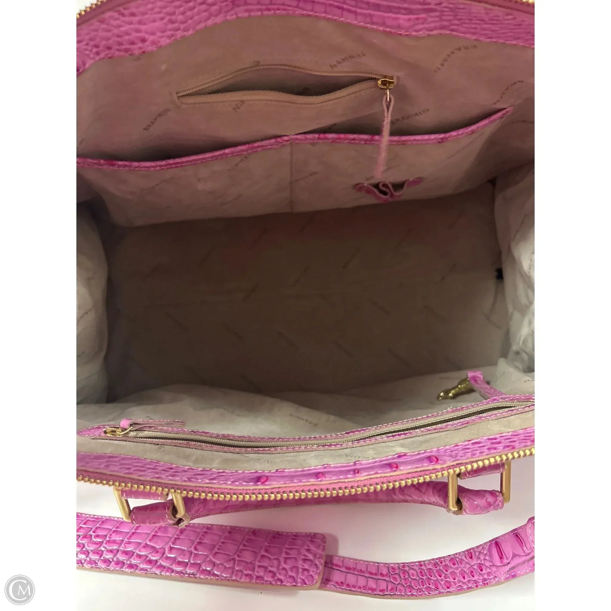 Tote Designer By Brahmin, Size: Large