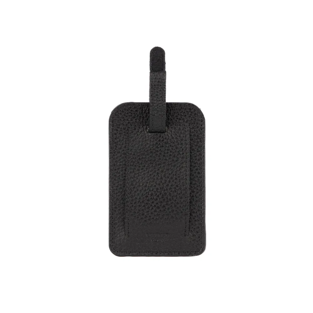 Tracker Leather Luggage Tag