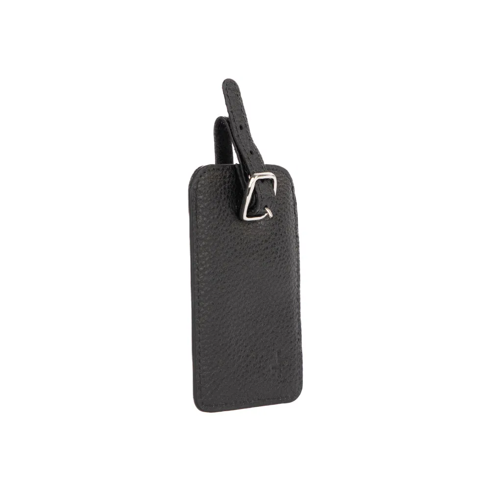 Tracker Leather Luggage Tag