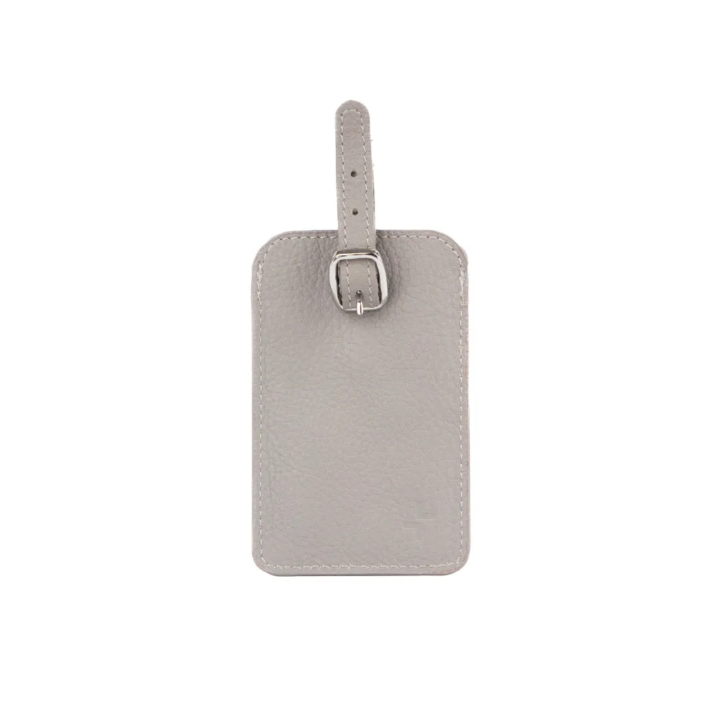 Tracker Leather Luggage Tag