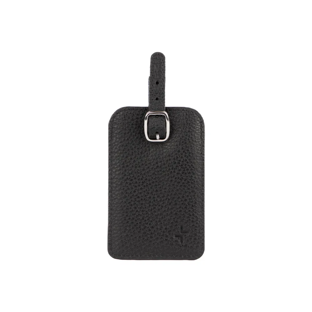 Tracker Leather Luggage Tag
