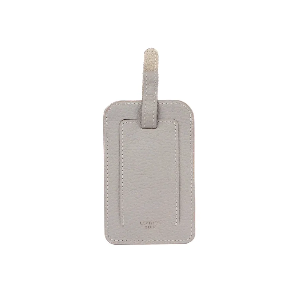 Tracker Leather Luggage Tag
