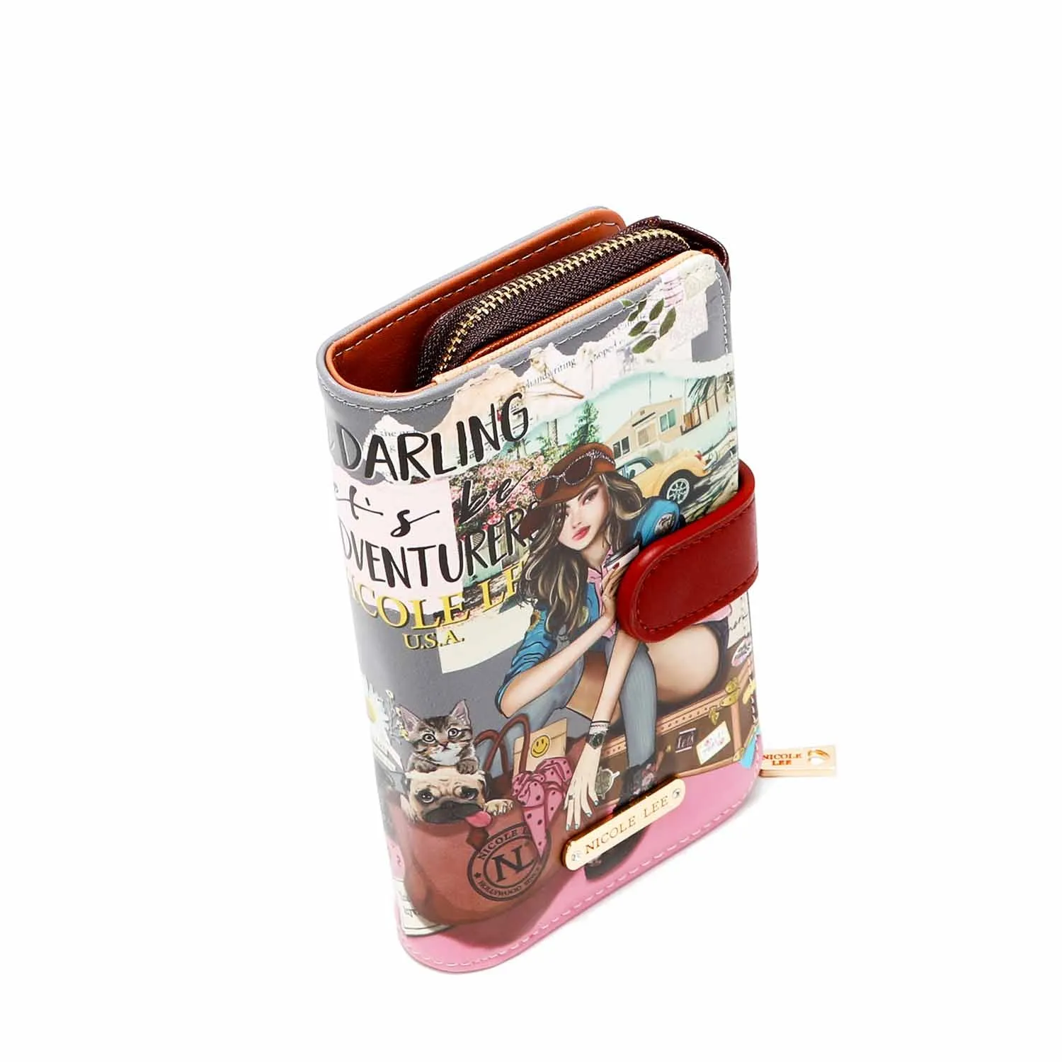 TRIFOLD PHONE CASE CROSSBODY WALLET