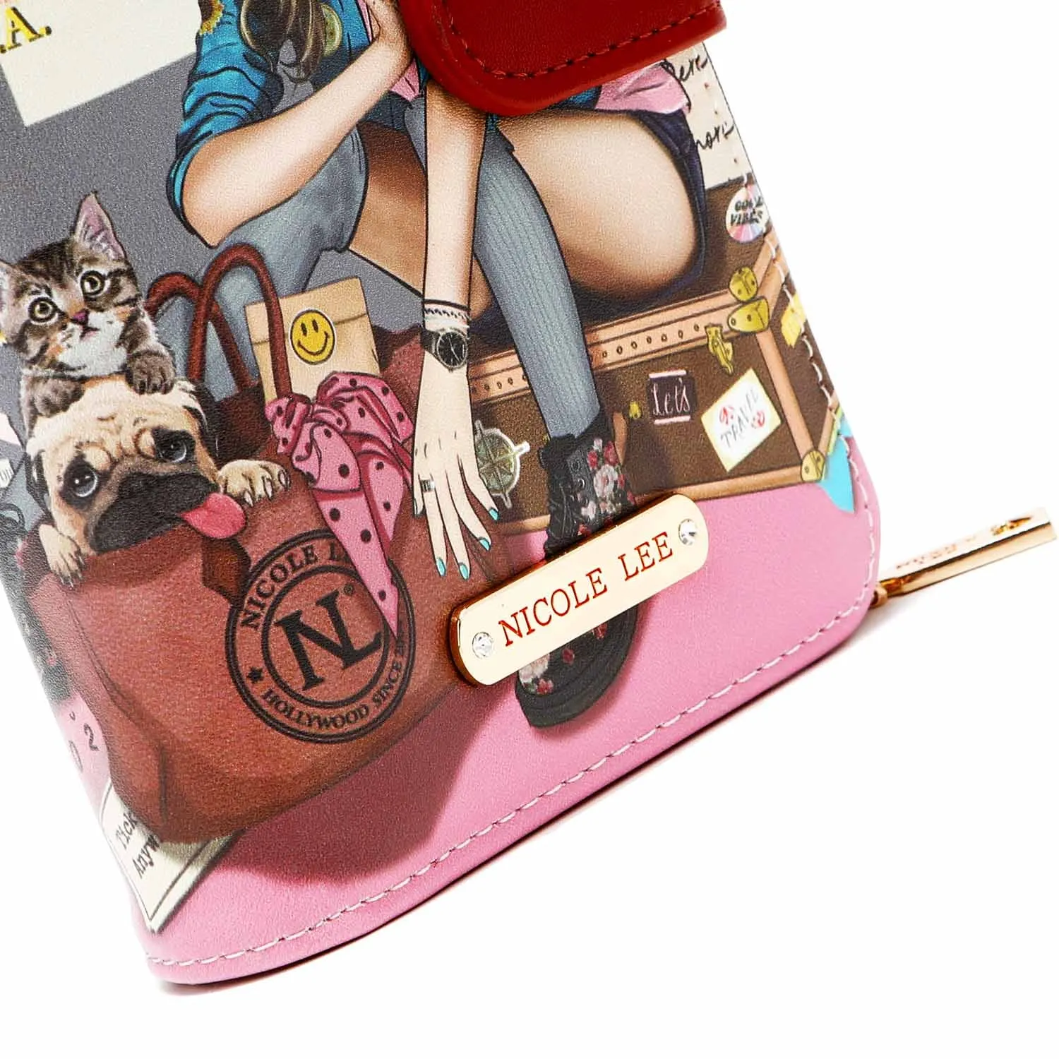 TRIFOLD PHONE CASE CROSSBODY WALLET