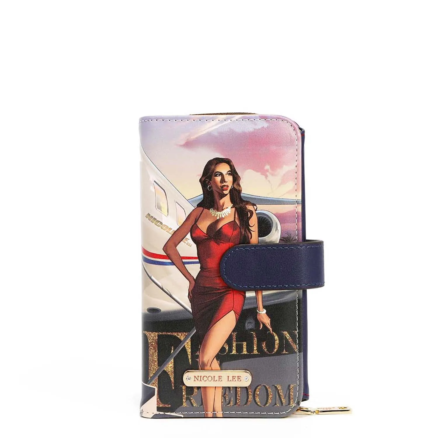 TRIFOLD PHONE CASE CROSSBODY WALLET