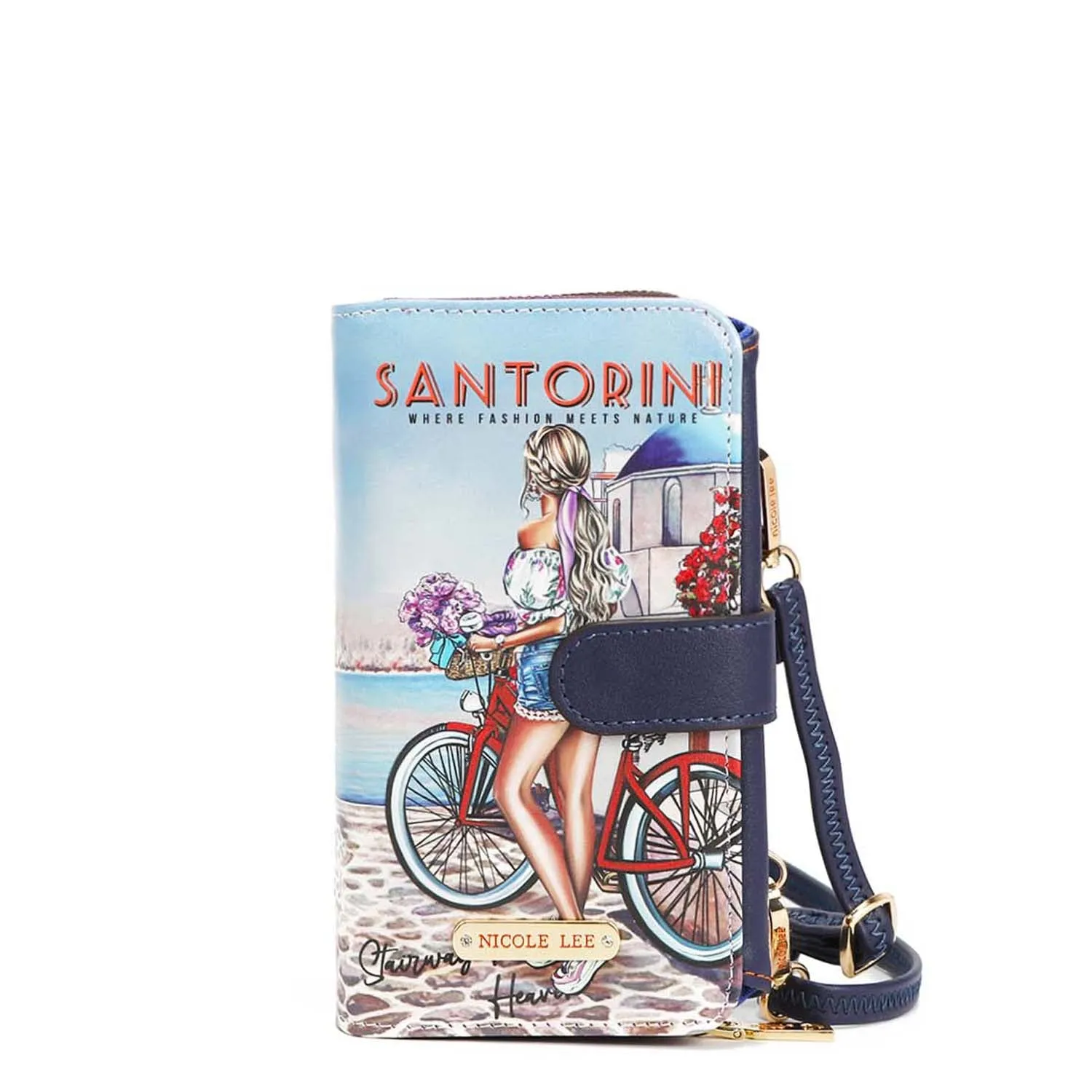 TRIFOLD PHONE CASE CROSSBODY WALLET