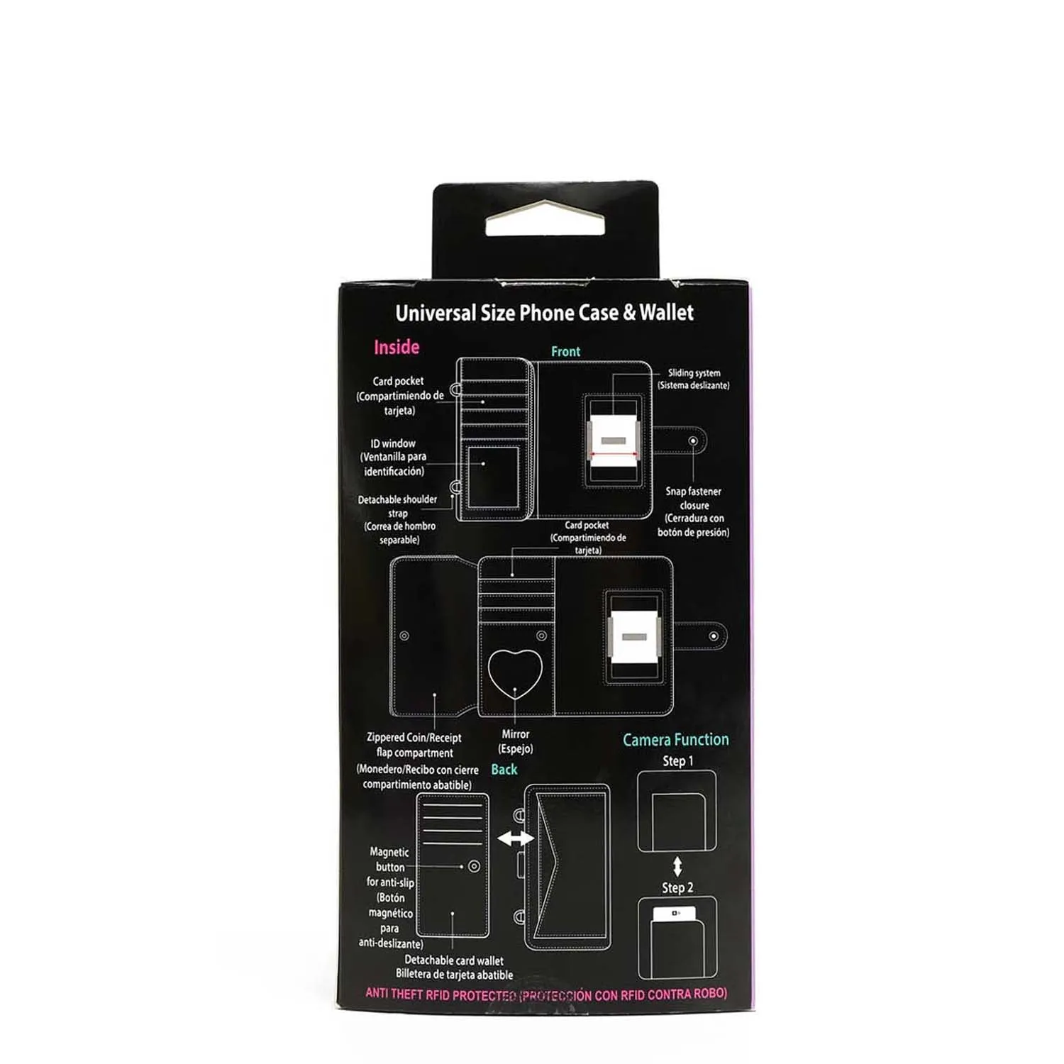 TRIFOLD PHONE CASE CROSSBODY WALLET