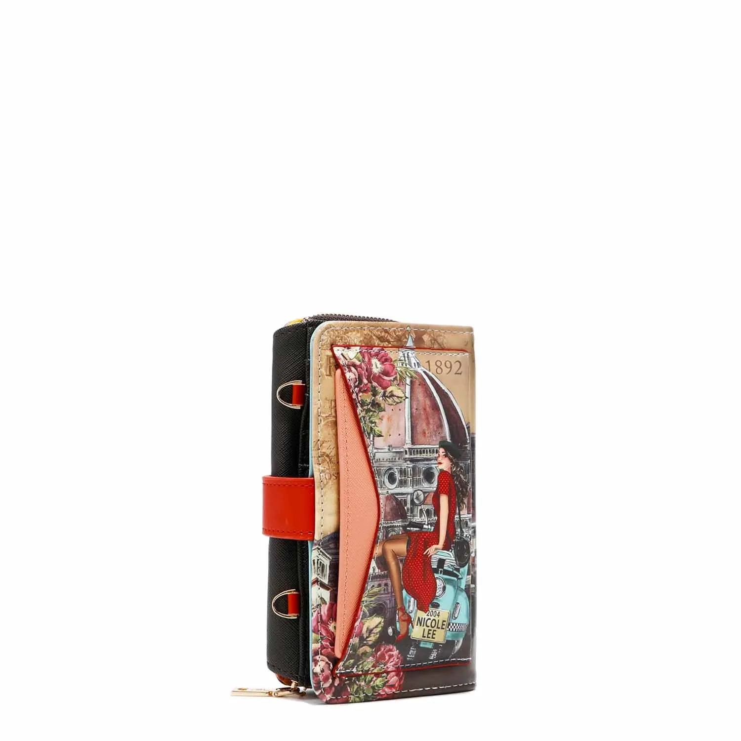 TRIFOLD PHONE CASE CROSSBODY WALLET