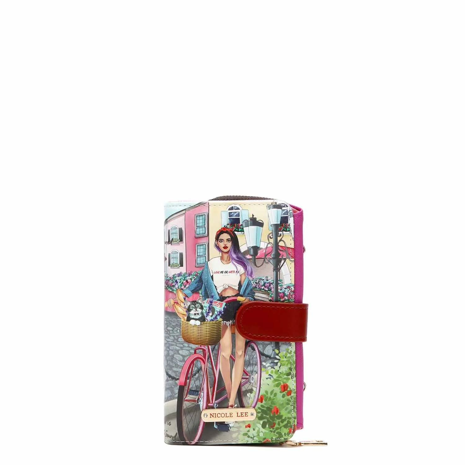 TRIFOLD PHONE CASE CROSSBODY WALLET
