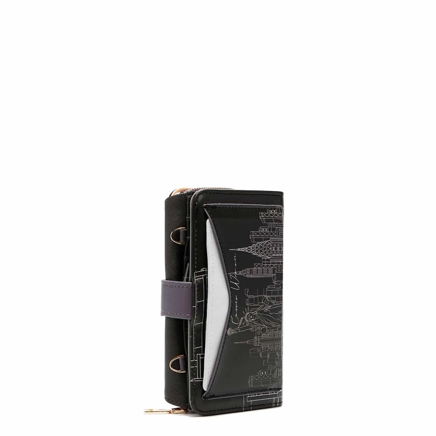 TRIFOLD PHONE CASE CROSSBODY WALLET