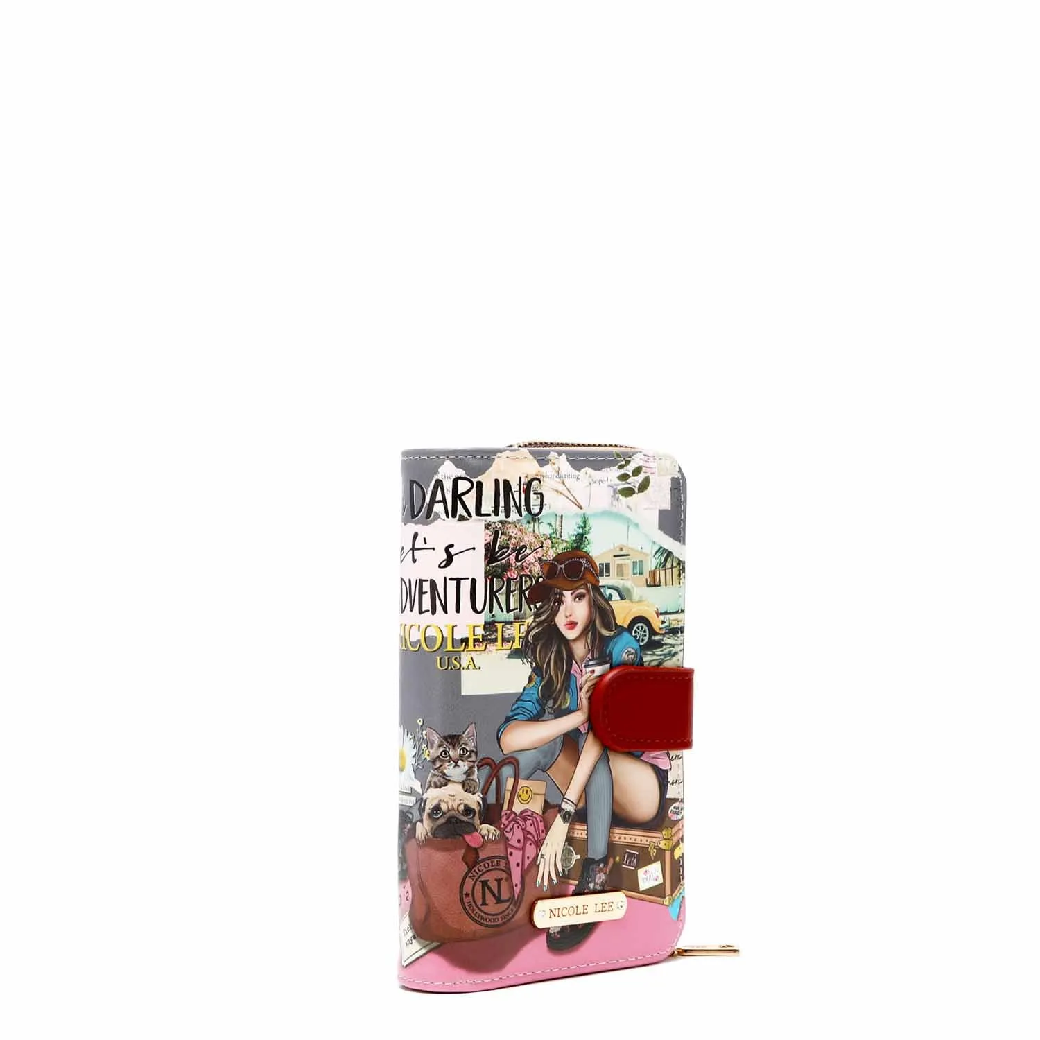 TRIFOLD PHONE CASE CROSSBODY WALLET