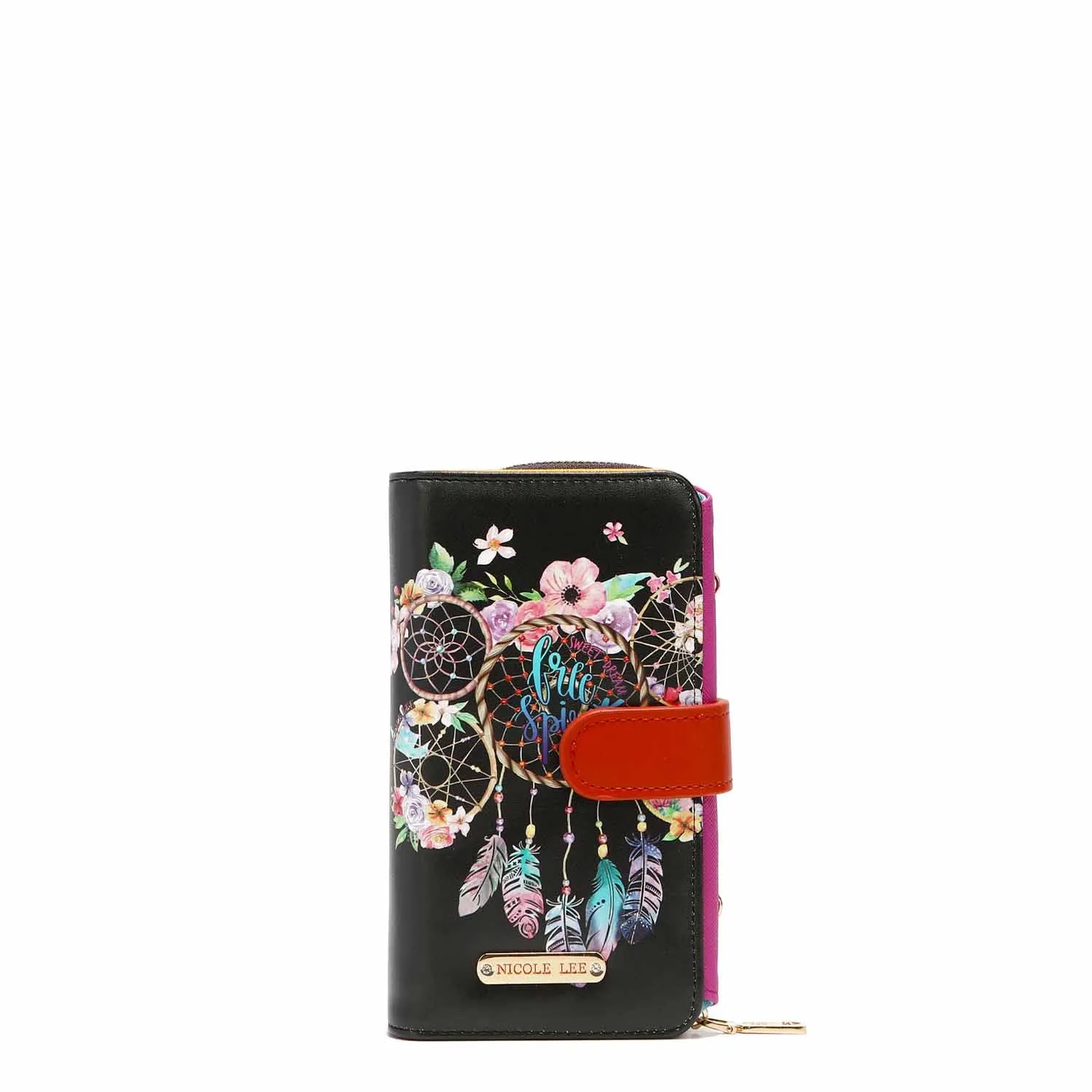 TRIFOLD PHONE CASE CROSSBODY WALLET