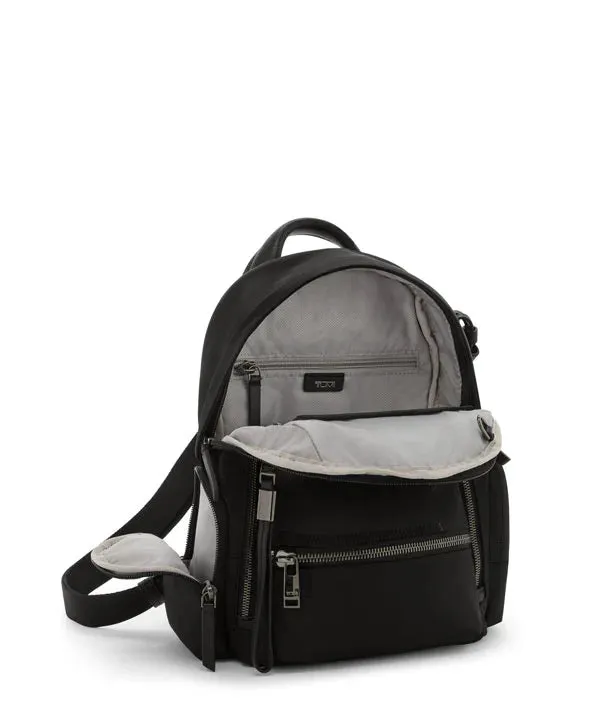 VOYAGEUR Celina Small Backpack - Black/Gunmetal